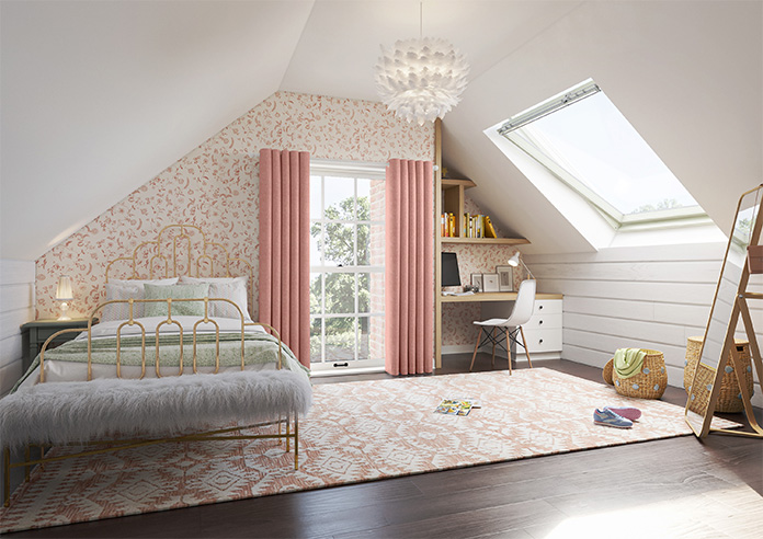 Delicate Chevron, Rayon - Made to Measure Curtains - Image 8